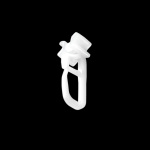 Бегунок «Х-образный» с крючком (Короб 25 000 шт Белый)