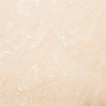 Рулонная штора «MGS» фурнитура Коричневая. Ткань коллекции «Шелк» Кремовый