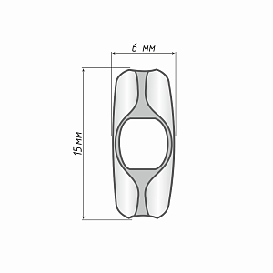 изображение соединитель цепи управления металлический «бочонок» упак. 100 шт на olexdeco.ru