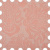 Рулонная штора «Toledo» ø28 фурнитура Хром. Ткань коллекции «Арабеска» Розовая