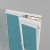 Рулонная штора «UNI 2» фурнитура Белая. Ткань коллекции «Плэин» Тиффани