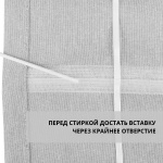 Римская штора белый подъем. мех. коллекция «Лен» Оливково-серый (Рим стандарт)