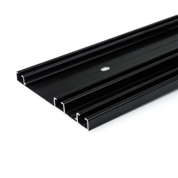 Профиль трехрядный «Верона» (Упак. с отв. L=6 м Черный)