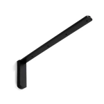 Кронштейн стеновой с заглушкой 200х60 мм (Черный)