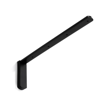 Кронштейн стеновой с заглушкой 200х60 мм (Черный)