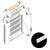 фото профиль дополнительный для рулонной кассетной шторы «день-ночь» uni 1 l=4 м белый в интернет-магазине Олексдеко