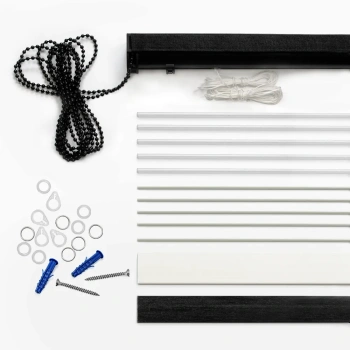 Карниз для рим. шторы д-н «Марсала» Черный (100 см крепление на стену)