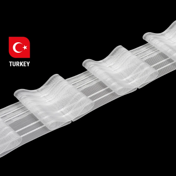 Лента шторная бантовая складка Oz-is Premium 4355 MP 1:2,5 (Прозрачный)