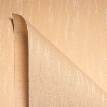 Рулонная штора «UNI 1» фурнитура Белая. Ткань коллекции «Лазурь» Бежевый