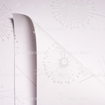 Ткань для рулонных штор коллекция «Одуванчик» Белый 180 см