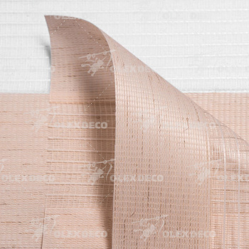 Рулонная штора «UNI 2 День-Ночь» фурнитура Белая. Ткань коллекции «Соло» Лен