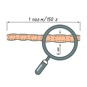 изображение шнур-утяжелитель 150 г на olexdeco.ru