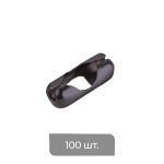 Соединитель цепи металл. «Бочонок» упак. 100 шт (Черный никель)