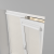 Рулонная штора «UNI 1» фурнитура Белая. Ткань коллекции «Скрин Витара» Белый
