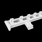 Профильный карниз для штор «Отель Декор» Белый (360 см бегунок)