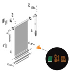 Натяжитель для цепи «Улитка» Besta Дуб (Пластик)