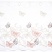 Ткань для штор-кафе коллекция «Butterfly» персик с серым (На отрез высота 45см)