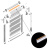 фото профиль дополнительный для рулонной кассетной шторы «день-ночь» uni 1 l=4 м золотой дуб в интернет-магазине Олексдеко