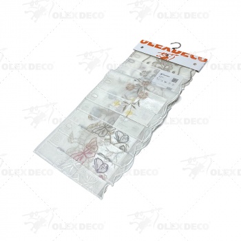 изображение хангер с образцами тканей olexdeco 30 см для мини карнизов на olexdeco.ru