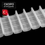 Лента шторная карандашная многокарманная складка Oz-is Premium 4472 MP Soft 1:2 (Прозрачный 1 бобина 50 пог.м)