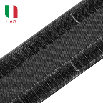 Лента шторная с карманами для создания волны Черная 1054/76/tc (И380 1 бобина 50 пог.м)