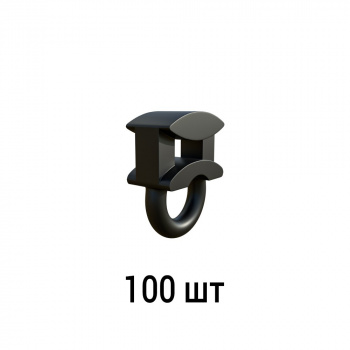 изображение бегунок 4 мм черный (россыпь) упак. 100 шт на olexdeco.ru