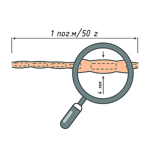 изображение шнур-утяжелитель 50 г на olexdeco.ru