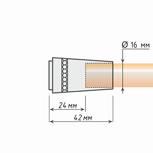изображение наконечник «элиза» на olexdeco.ru