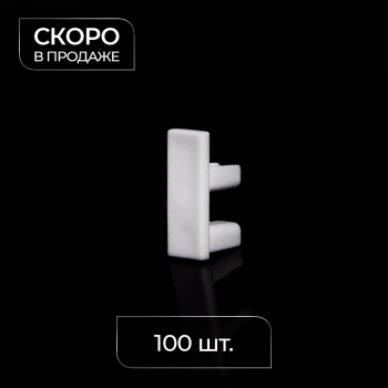 Заглушка для профиля «Слим» упак. 100 шт. (Белый)