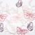 Ткань для штор-кафе коллекция «Butterfly» сиренево-розовый (На отрез высота 60см)
