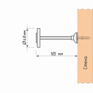 изображение держатель для штор «трезано» на olexdeco.ru