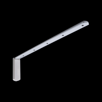 Кронштейн стеновой с заглушкой 250х60 мм (Белый)