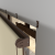Рулонная штора «MGS» фурнитура Коричневая. Ткань коллекции «Плэин» Айвори-беж