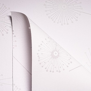 Рулонная штора «UNI 1» фурнитура Белая. Ткань коллекции «Одуванчик»