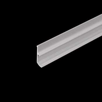 Профиль дополнительный для плоской направляющей UNI 1 алюминиевый L=4 м Белый (Металл)