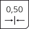 Толщина ткани 0.50 мм